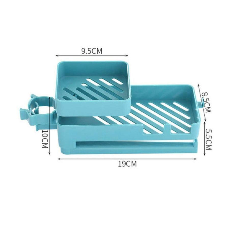 Suporte De Torneira Multiuso Para Sabão Esponja