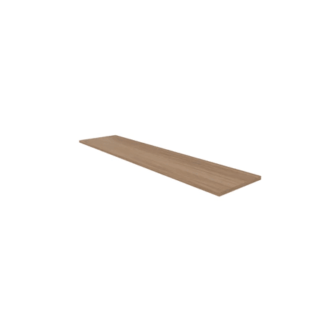 Prateleira Flutuante Grossa 120x20 MDF 25mm Branco + Suportes Invisívieis