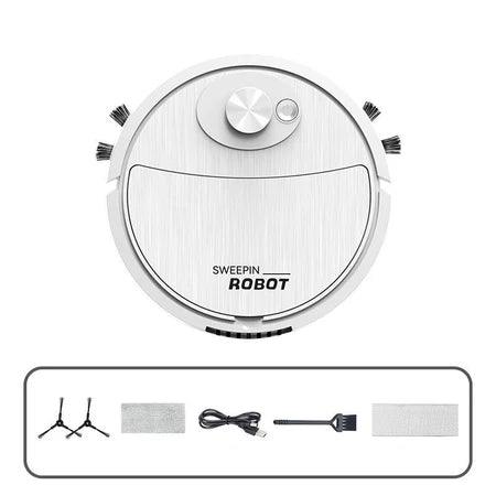 Robô Aspirador de Pó 3 Em 1 Inteligente E Silencioso