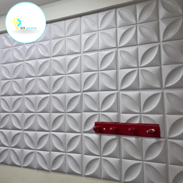 Kit 50 Placas PVC 3d Revestimento De Parede Decorativa